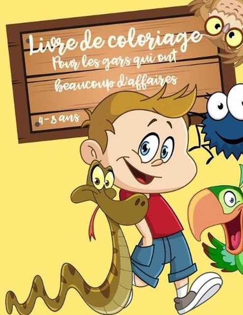 GRAND LIVRE DE coloriage pour les enfants de 4 8 ans: Ces pages de ...