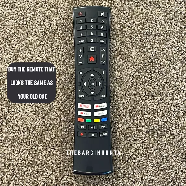 EKO TV Replacement Remote Control for model K400USN 40" Full HD Smart TV