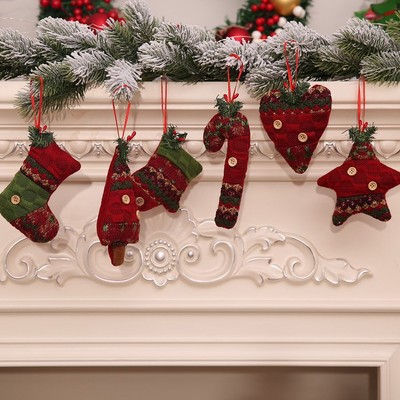 Sachetto Personalizzata Per Calze Natalizie Per Bambini Regalo Vacanza In Famiglia Decorazioni Per Feste Di Natale Decorazione Per Albero 42*22cm 3 Pezzi Calze Di Natale Grande Calza Regalo 