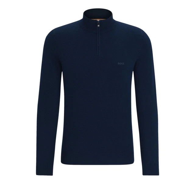 Maglia uomo in cotone colletto con zip