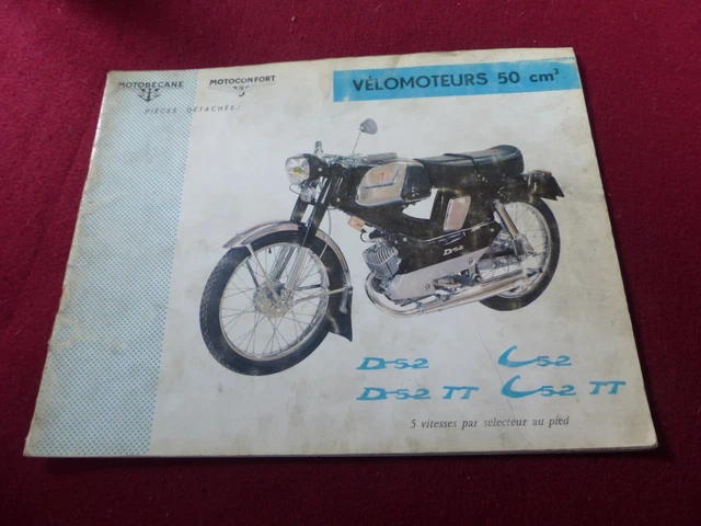 Catalogue De Pièces Détachées Motobécane Motoconfort Caddy - Type M1 C1 1PR 1P, Version Française