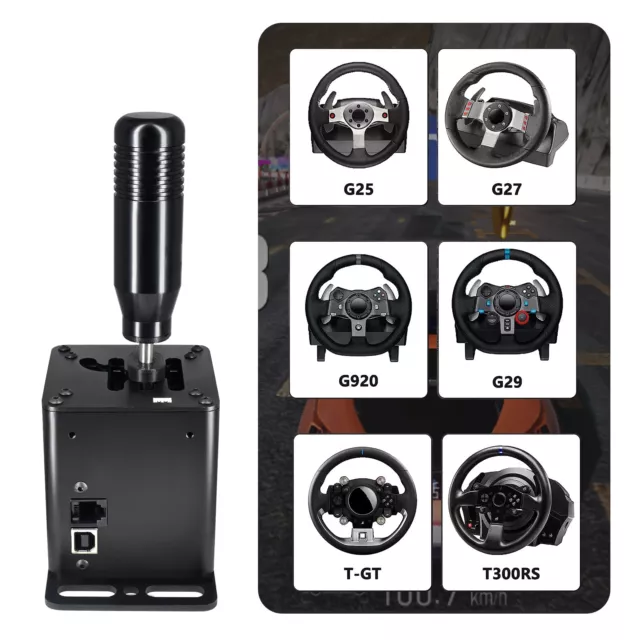8+r Simulation Game H Gears For Logitech G29 G27 G920 T300rs/gt Driver-free  Pc Usb With Sequence Micro Switch With Clamp - Parts & Accs - AliExpress