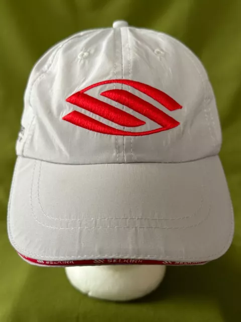 New Nwot Grey/Red Selkirk Sport Pickleball Baseball Cap Hat Strapback