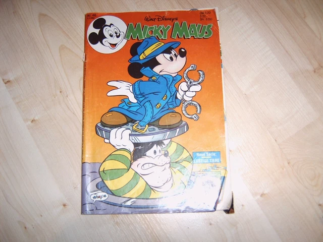 Walt Disney Micky Maus Heft Nr. 46  1992 Auflösung Comic Sammlung !