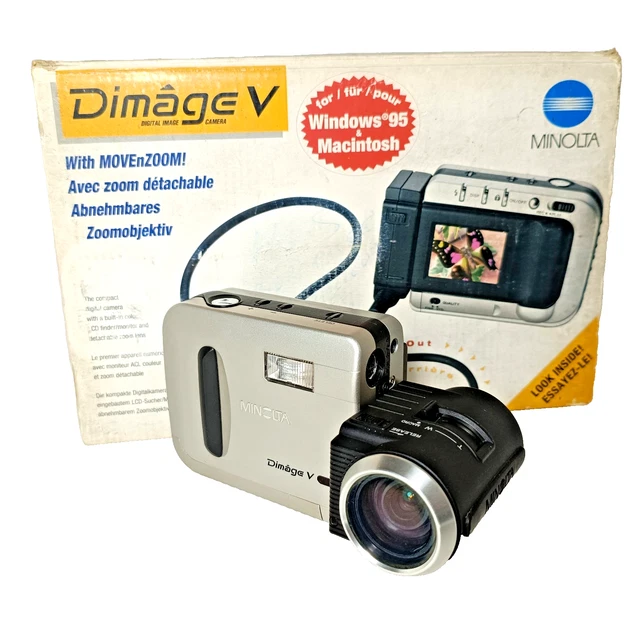 Appareil Photo Numérique Vintage Minolta Dimage E203 De 2002 – Bon état