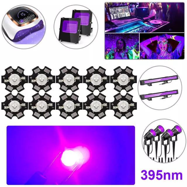 Hochleistungs LED Chip auf Platine 3W UV Schwarzlicht Hihg Power Ultraviolett