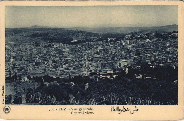 CPA AK MAROC FEZ Vue générale Flandrin (37825)