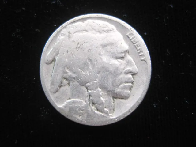 U.S. 5¢ Cents 1925 Buffalo Nickel Indian Chief American Bison USA 6754# Coin