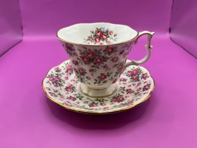 ROYAL ALBERT cup & saucer, NELL GWYNNE SERIES - CHELSEA pattern, EXCELLENT COND.