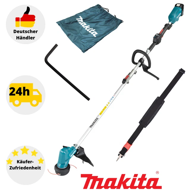 Tosaerba Elettrica Portatile Da 850 W, Tagliabordi Elettrico 18000 Giri/min, Decespugliatore Pieghevole Per Giardino, Utensile Elettrico Per Batteria Makita 18 V - Patio, Prato E Giardino - Foto 8