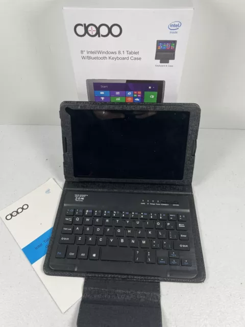 🔥 Dopo • 8”  Intel Windows 8.1 Tablet With Bluetooth Keyboard Case • DPW8A BT
