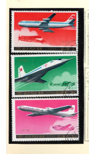 Corea Aviones valores del año 1978 (BO-746)