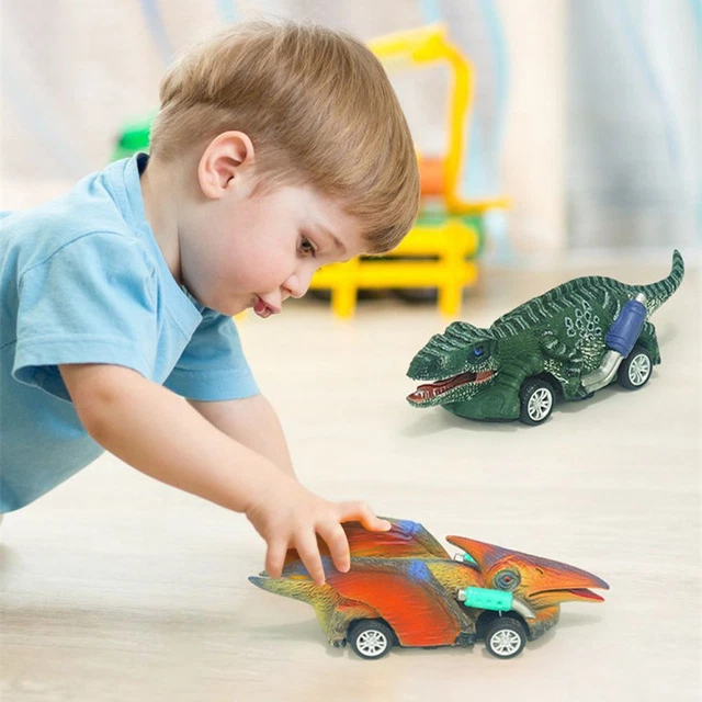 Years Old T-Rex Dinosaur Toy Dino Toy Pull Back Dinosaur Model Pull Back Car