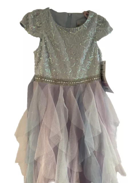 NEW Rare Editions Girls Size 6 Princess Glitter Dress NWT beautiful