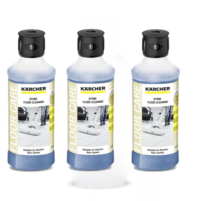 Karcher RM537 500ml FC5 Stone Floor Cleaning Detergent 6.295-943.0/62959430 X3