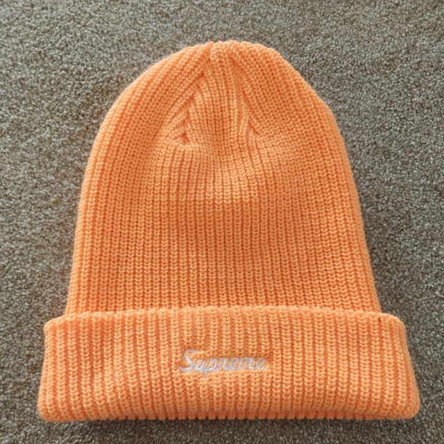 🔴 SUPREME 🔴 Loose gauge beanie hat FW23 BNIB in RED Free