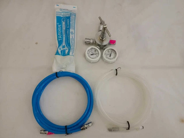 Co2 Insufflator High Pressure Silicon Tube Regulator Spanner Reusable SS 4 piece