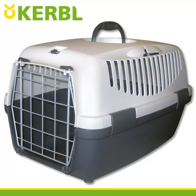 Kerbl Transportbox Gulliver 1 | Autotransportbox für Katzen und kleine Hunde