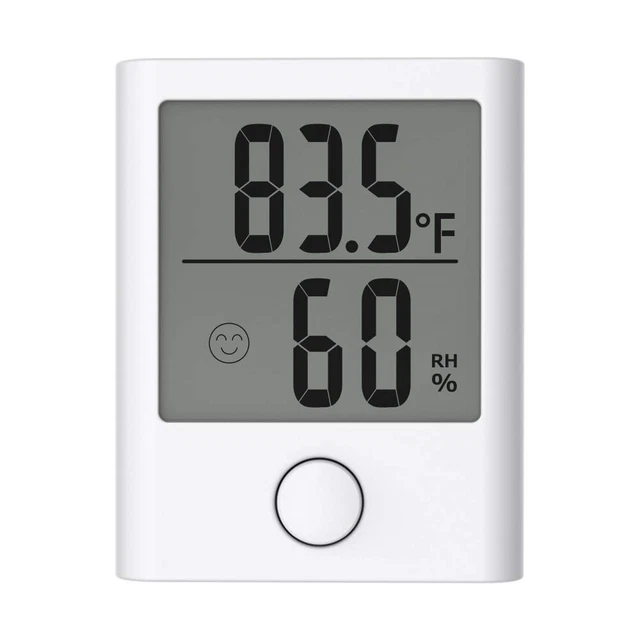Digital Mini Hygrometer & Indoor Thermometer - Monitor Room Temperature & Humidi