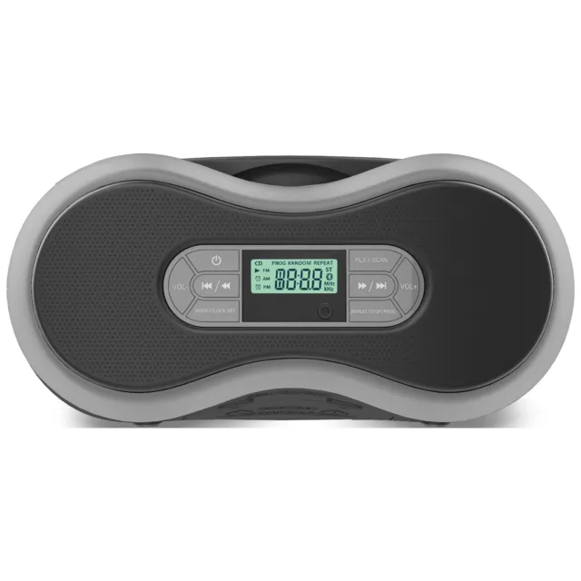 Portable Bluetooth CD Boombox with Digital FM Radio