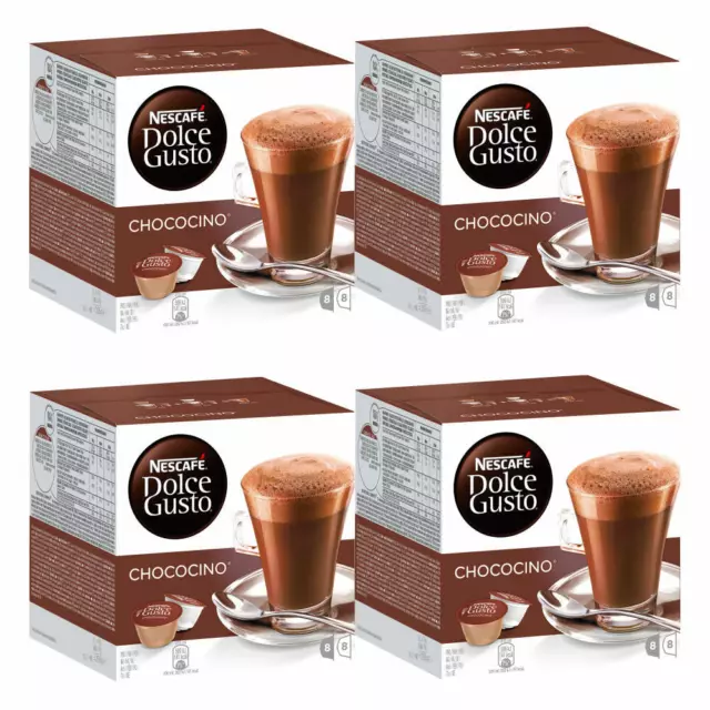 Nescafé DOLCE GUSTO Chococino KAKAO Set de 4 KAKAOKAPSEL Chocolat 16 CAPSELN