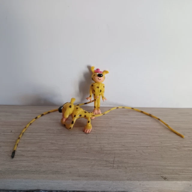 Figurine Marsupilami : Madame Marsu Et Le Bébé - Plastoy 2006 (Collection, Boîte)