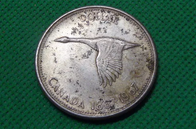 Canada , Silver Dollar , 1967  (R751)