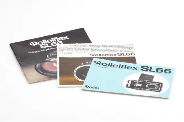 Rollei Rolleiflex SL66 Instructions Brochures DE (1701538646)