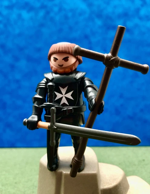 PLAYMOBIL CHEVALIER ARABE Sarrasin Saladin Croisé Chateau Custom