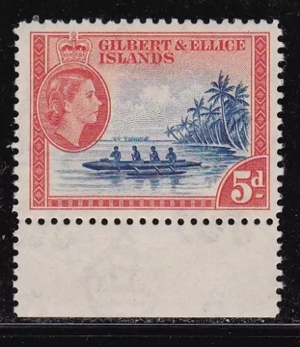 Album Treasures Gilbert & Ellice Is Scott # 66  Elizabeth Canoe MNH