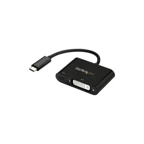 Startech USB C Vers DVI Adaptateur Puissance Livraison USB Pd Puissance Pass Par