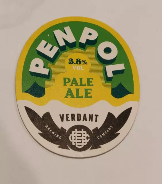 Verdant - Penpol - Pale Ale - Real Ale Pump Clip Front - Home Bar