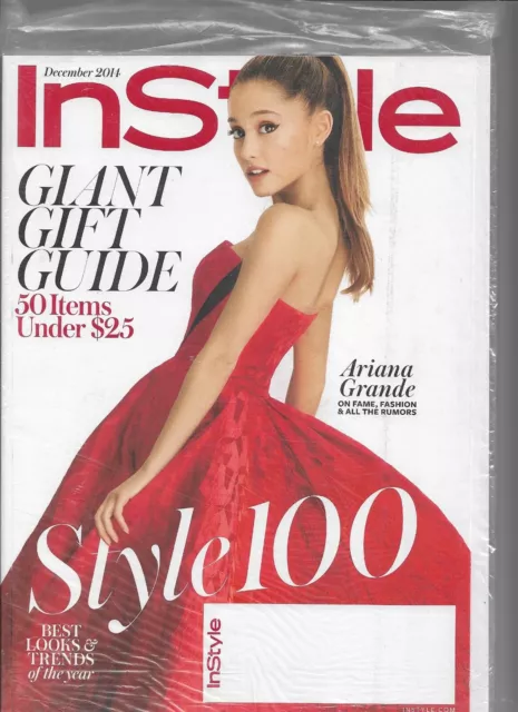 ARIANA GRANDE - InSTYLE Magazine Dec 2014 - Factory Sealed - BRAND NEW