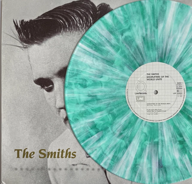 THE SMITHS SHOPLIFTERS Of The World German Green splatter Vinyl 12