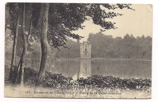 environs de chantilly , étang de la reine blanche