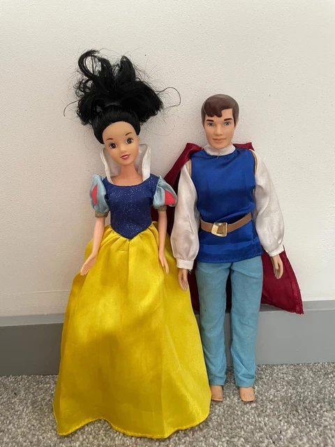 DISNEY DOLL SNOW White and prince florian 15.00 PicClick UK