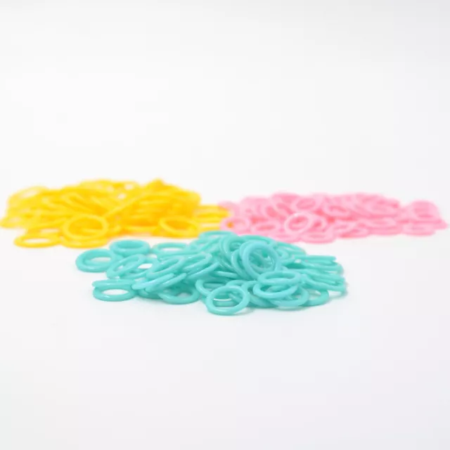 120 Pcs Crochet Stitch Markers Ring Knitting Accessories Hooks Rings Tool