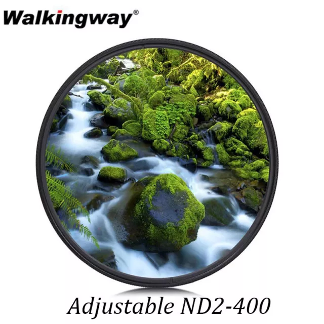 Slim Adjustable ND2-400 Neutral Density filter for 49/52/55/58/62/67/72/77/82mm