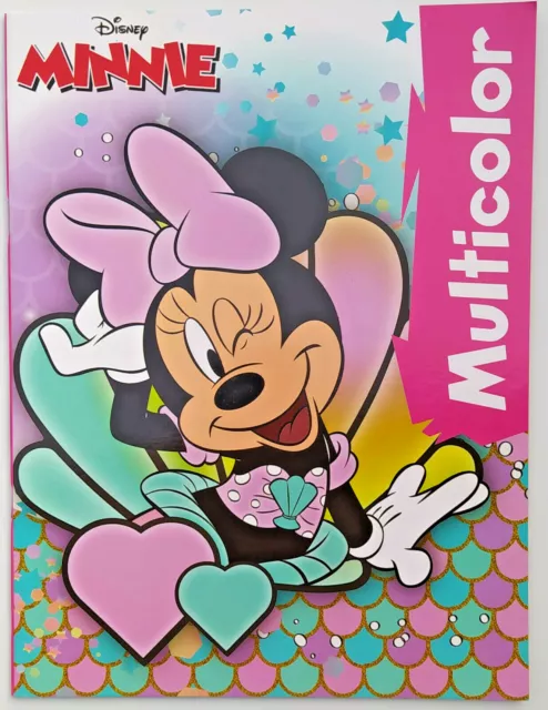 Malbuch Disneys Minnie Mouse 2 Multicolor DIN A4 mit 32 farbigen Bilder Ausmalen