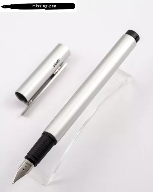 Lamy Pur Cartridges Fountain Pen in Silver with nib selection (Model 047)