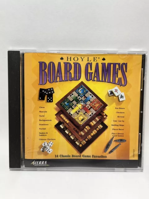 Hoyle Board Games 1998 PC Computer CD Sierra VGC!