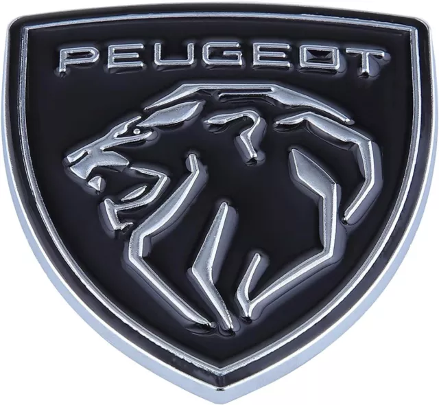 PEUGEOT LOGO EMBLEMA STEMMA 66X59 mm 2008 3008 208 308 408 508 RIFTER TRAVELLER