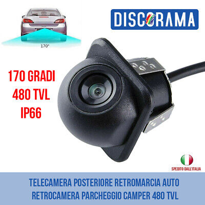 Camper Telecamera retromarcia Grandangolo 170° posteriore Auto Camper camera parcheggio 