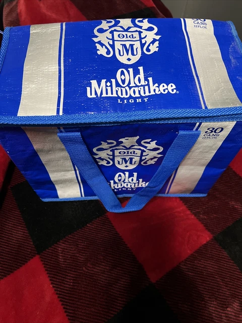 Old Milwuakee Lite Beer Cooler 30 Cans Collapsible