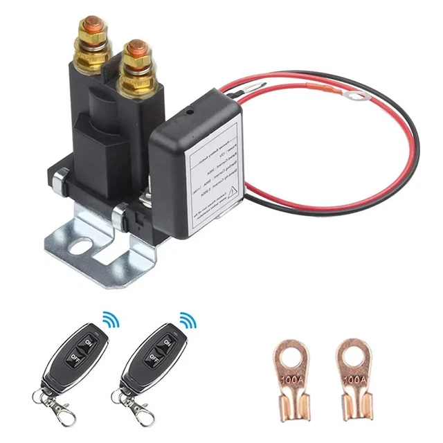 Relais électromagnétique 12V 250A Pour Treuil - Compatible Treuils ATV/UTV 8000-15000 Lb - Flydida - 10