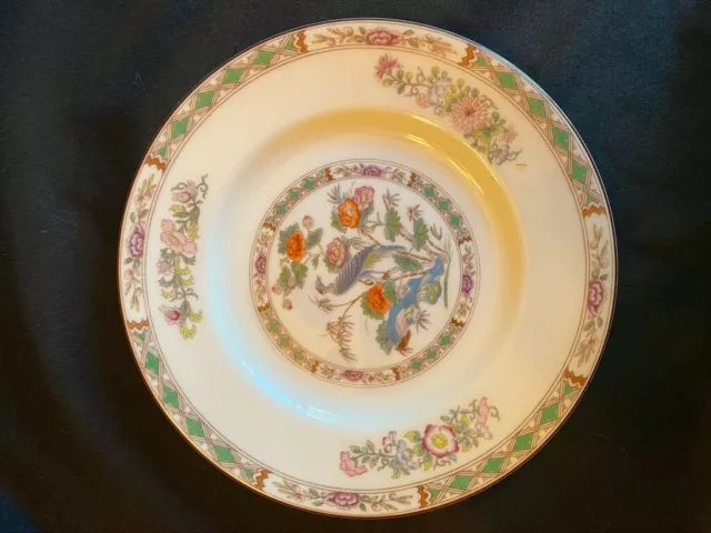 Wedgwood China Kutani Crane 6" Bread & Butter Plates R4464 Excellent Condition