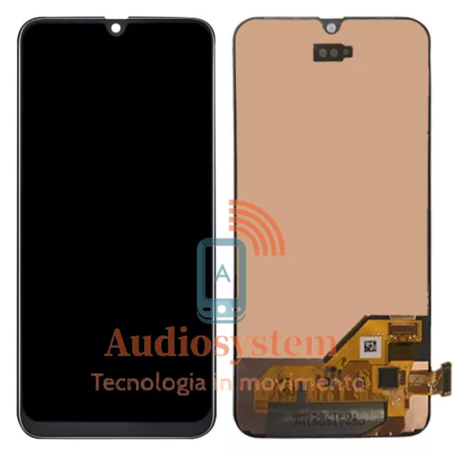 DISPLAY LCD+TOUCH SCREEN per SAMSUNG GALAXY A40 SM-A405 SCHERMO VETRO NERO INCEL