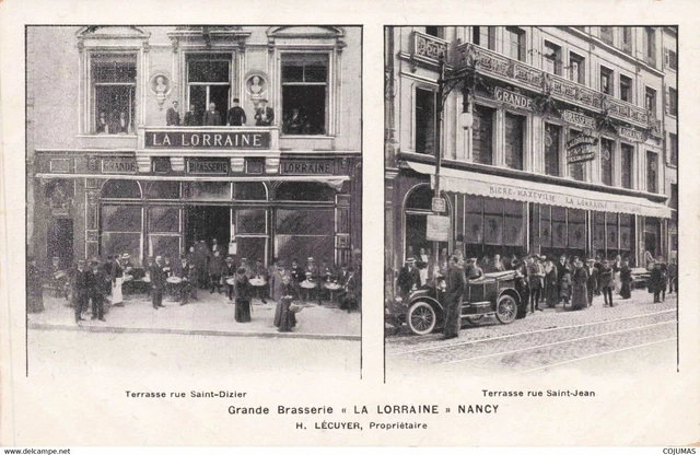 54 NANCY S08176 Grande Brasserie "La Lorraine" L�cuyer Propri�taire Automobile
