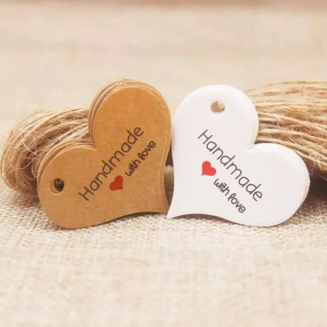 100 Preisschilder Herz Anhänger Etiketten Herz Love Preisetikette Geschenk