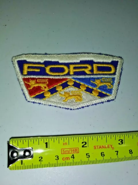VINTAGE Embroidered Automotive Gasoline Patch UNUSED - FORD medium